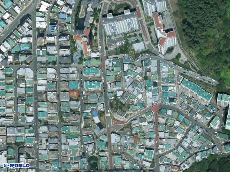 청송주택 항공사진