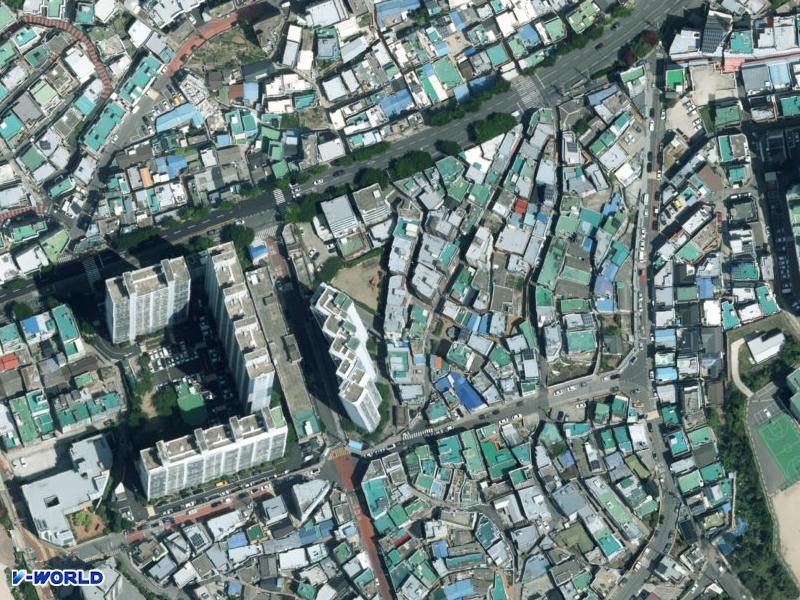 미창빌라 항공사진