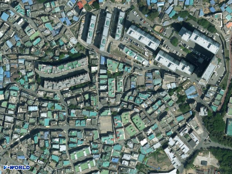 녹지연립 항공사진