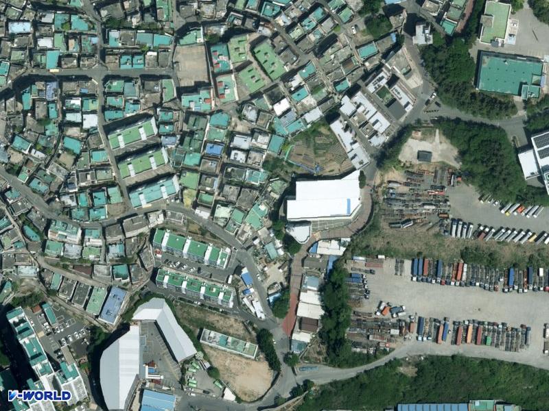 정도연립 항공사진