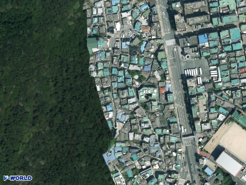 동화연립 항공사진