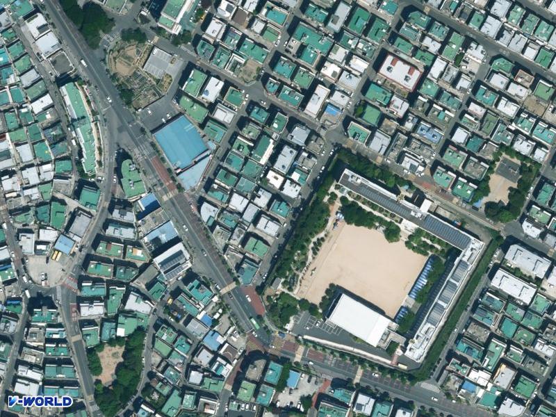 현대 다세대주택 항공사진