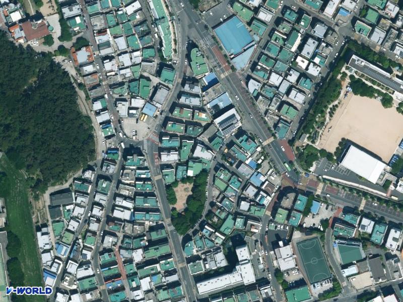 명삼빌라 항공사진