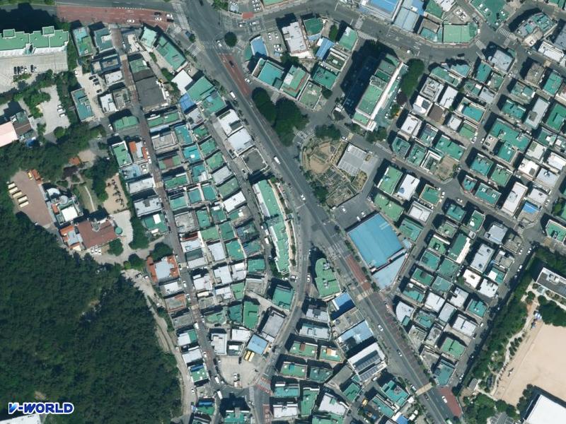 한창데파트 항공사진