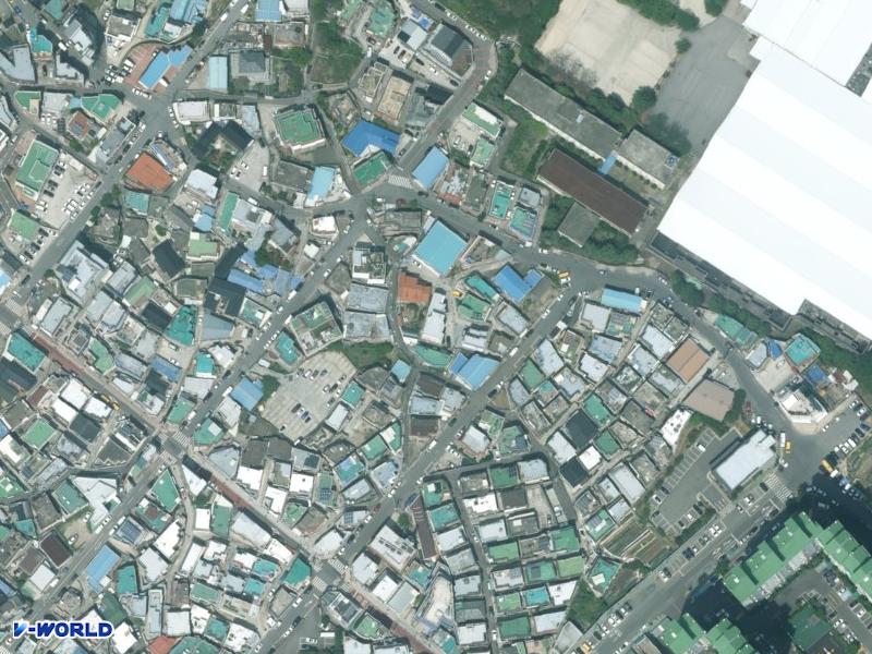 반여동 다세대주택 항공사진