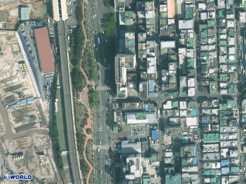 센텀시티 더블유 항공사진