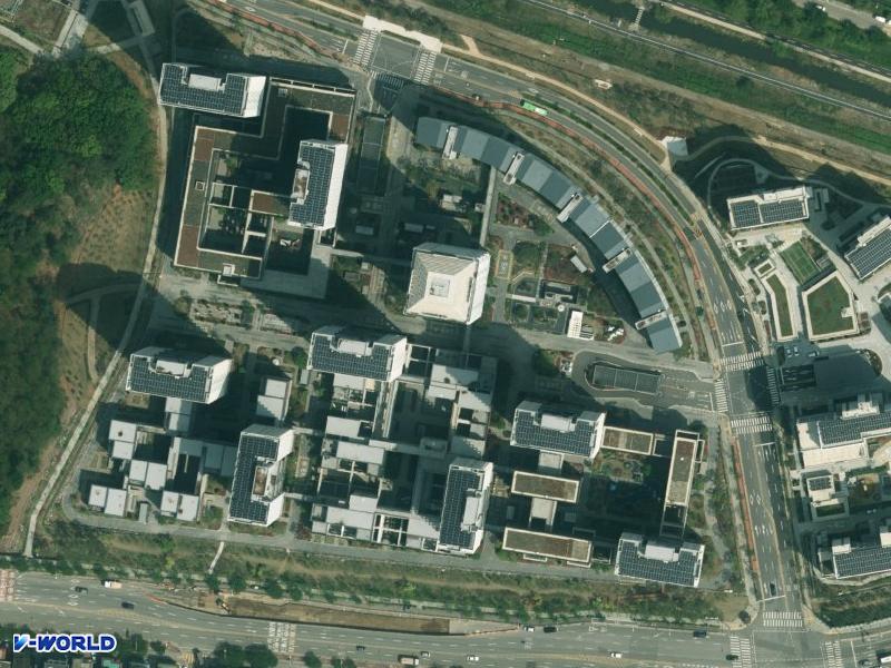 고덕풍경채어바니티 항공사진