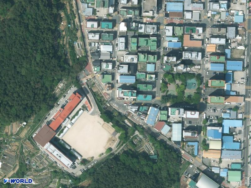 테마하이츠빌 항공사진