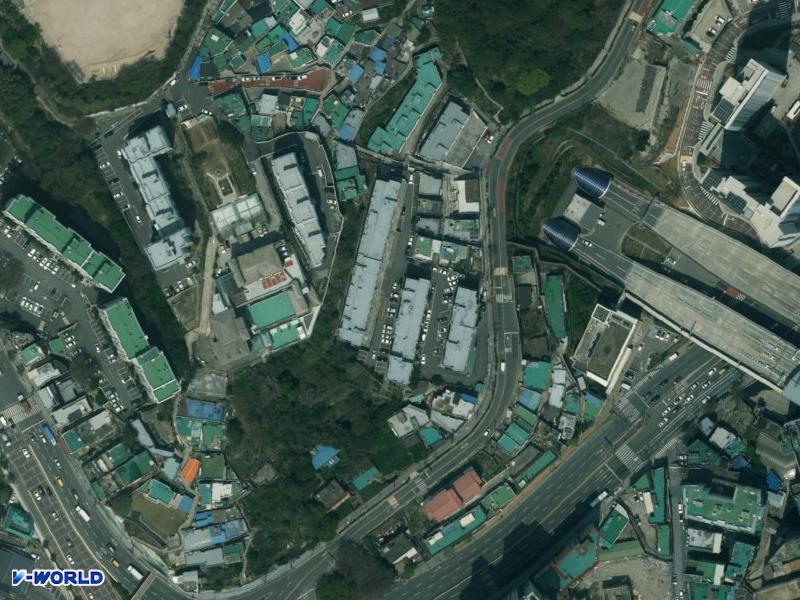 신익별장 항공사진