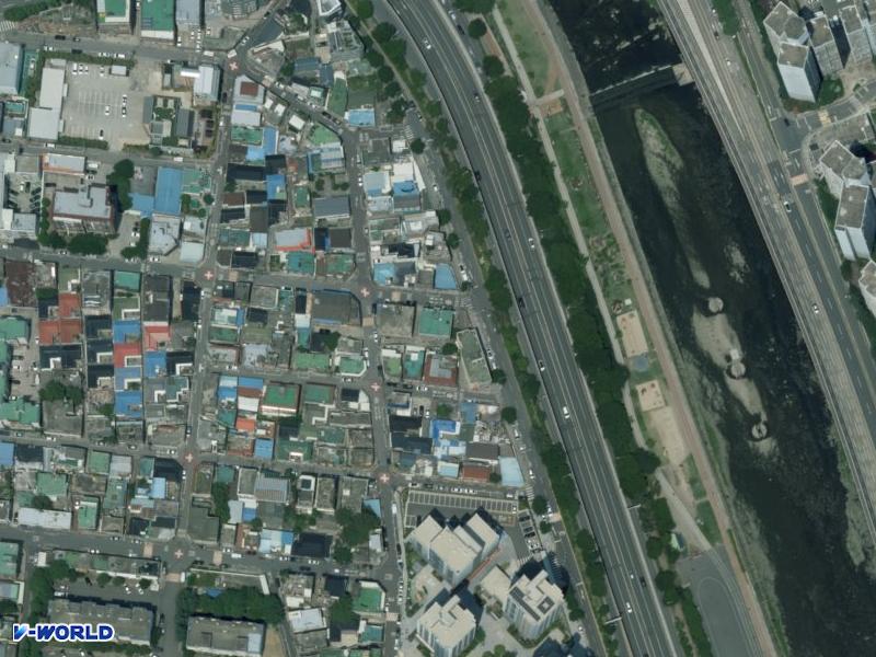 정온빌라 항공사진