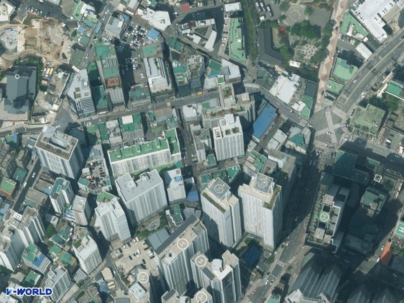 온천동 산들파르테 항공사진