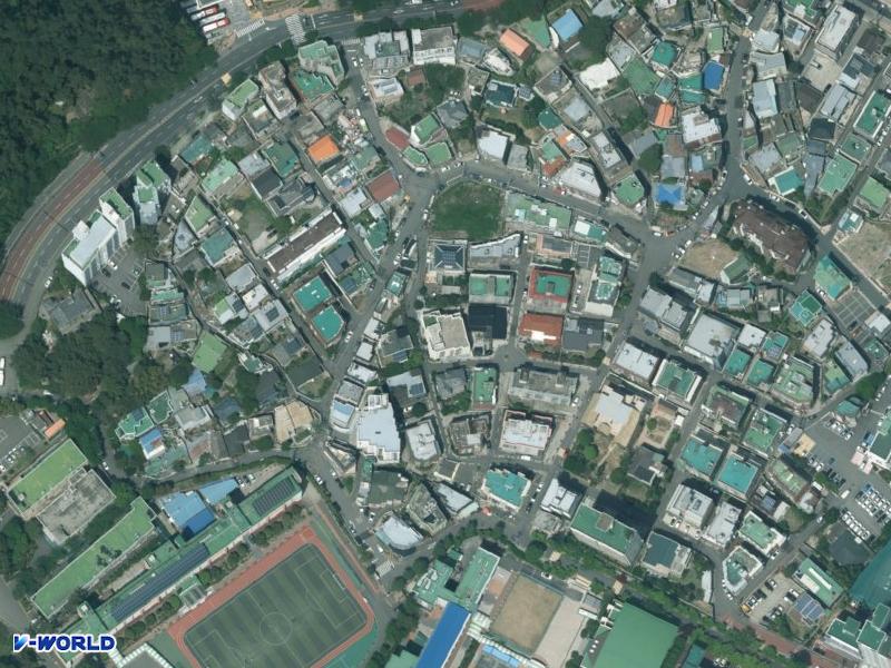 청온하우스 항공사진