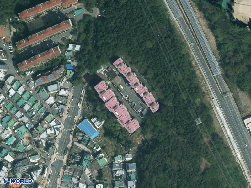 초읍대진 항공사진