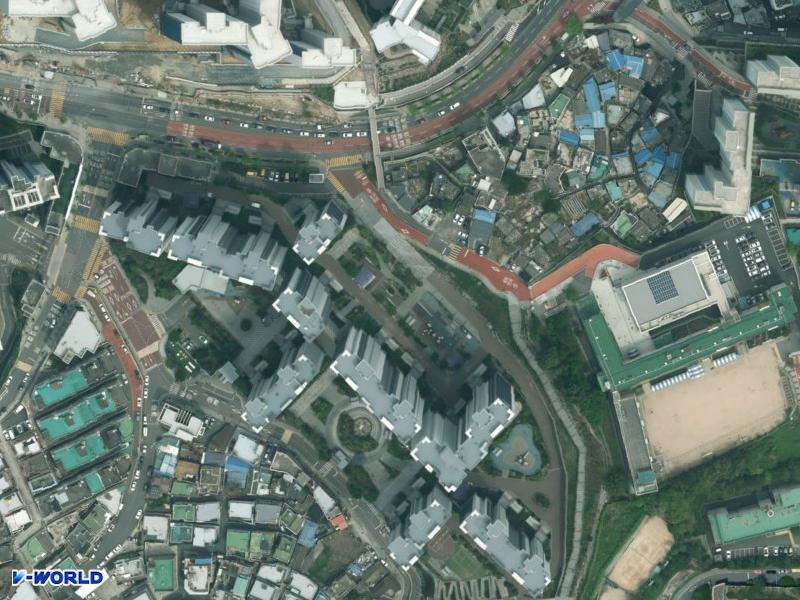서면동일파크스위트3차 항공사진