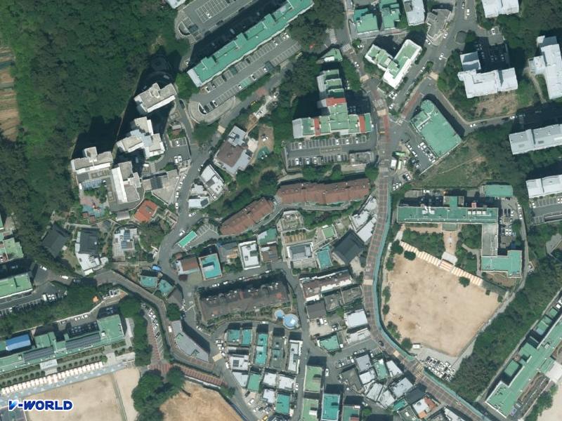 백산빌라 항공사진