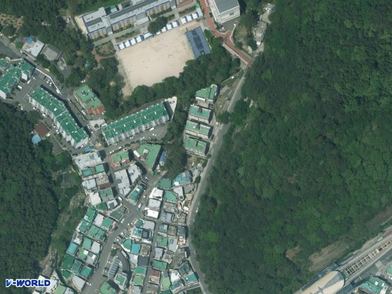 일송빌라 항공사진