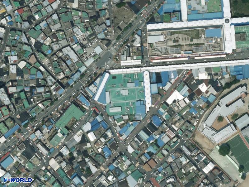 서문시장5지구 항공사진