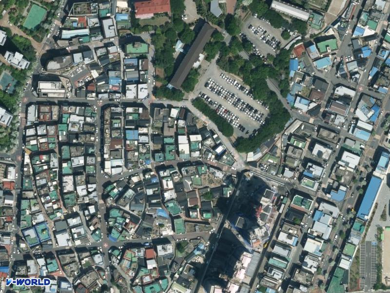 남산동다세대주택 항공사진