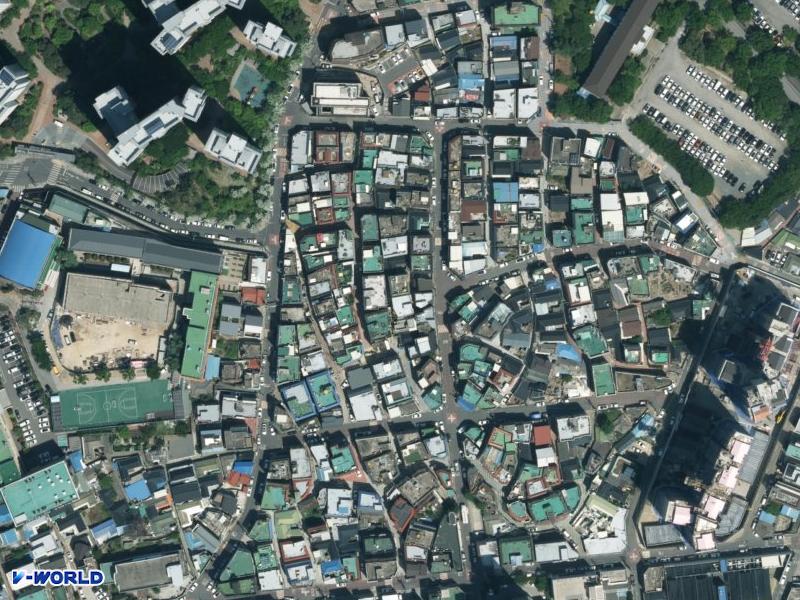 다세대주택 항공사진