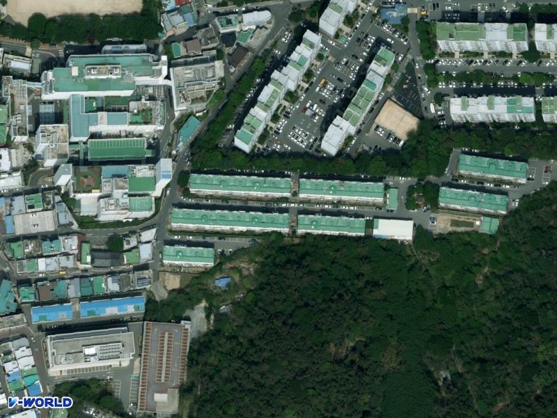 고원 항공사진