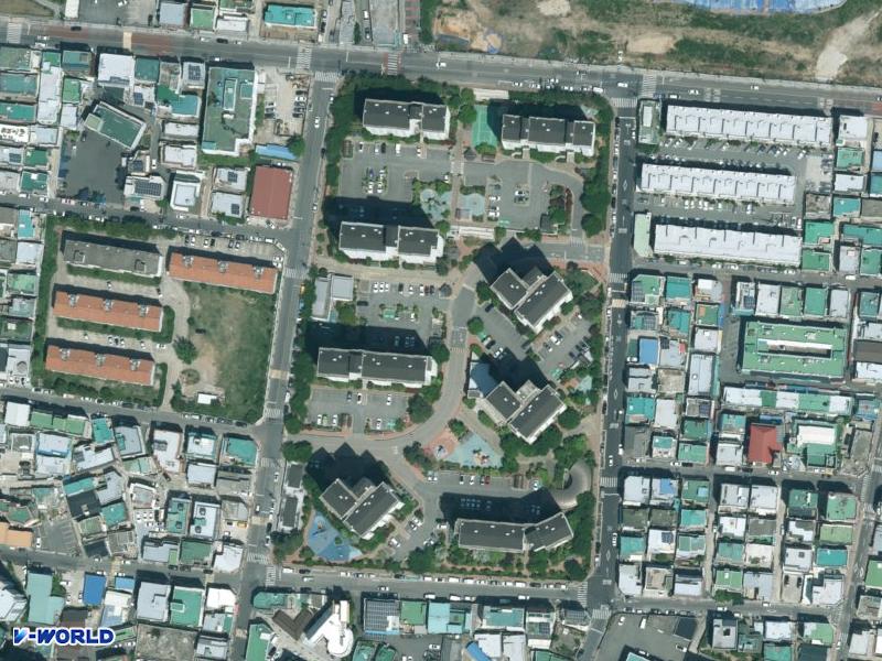 부산안락4휴먼시아 항공사진