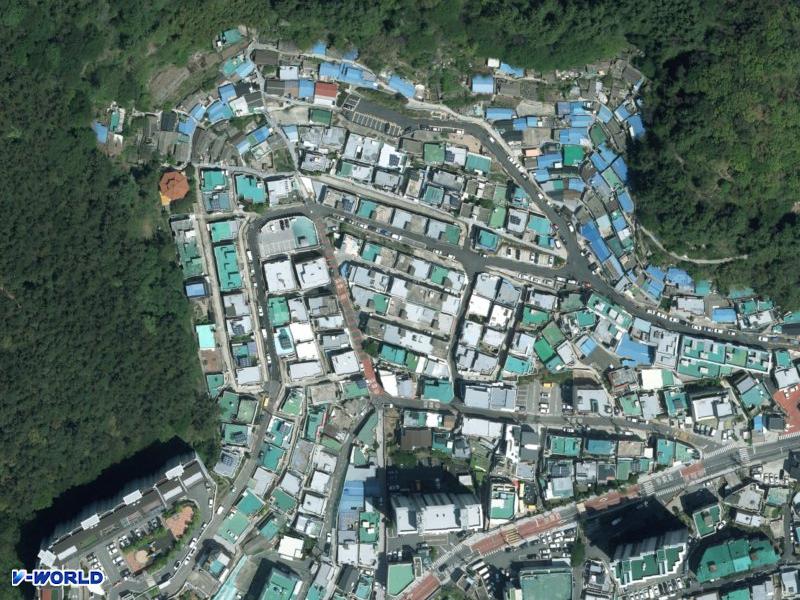 양지연립주택 항공사진