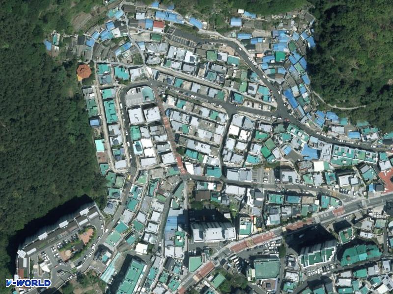 양지연립주택 항공사진