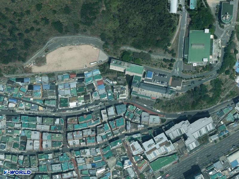 산양 항공사진