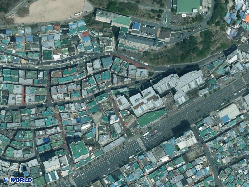 장수주택 항공사진