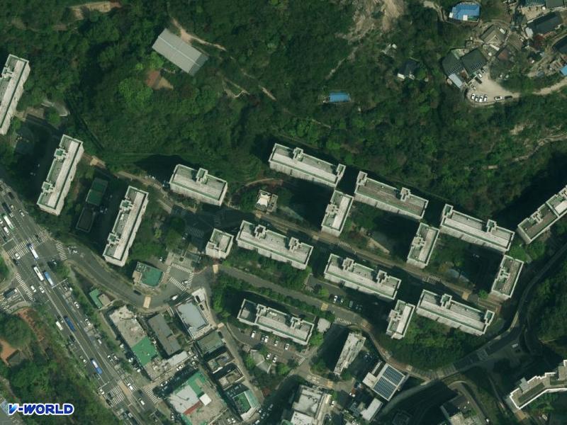 인왕산아이파크 항공사진