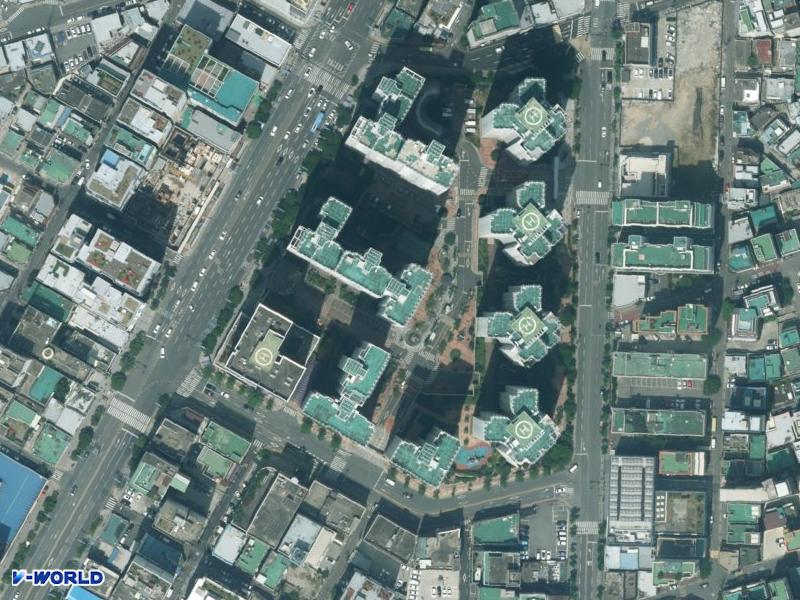 온천동반도보라스카이뷰 항공사진
