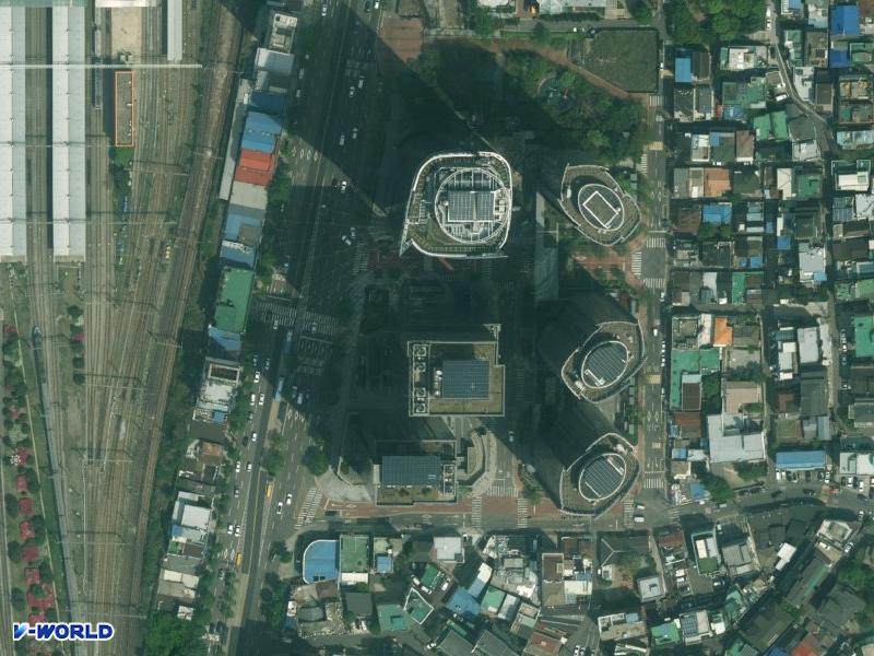 트윈시티 남산 항공사진