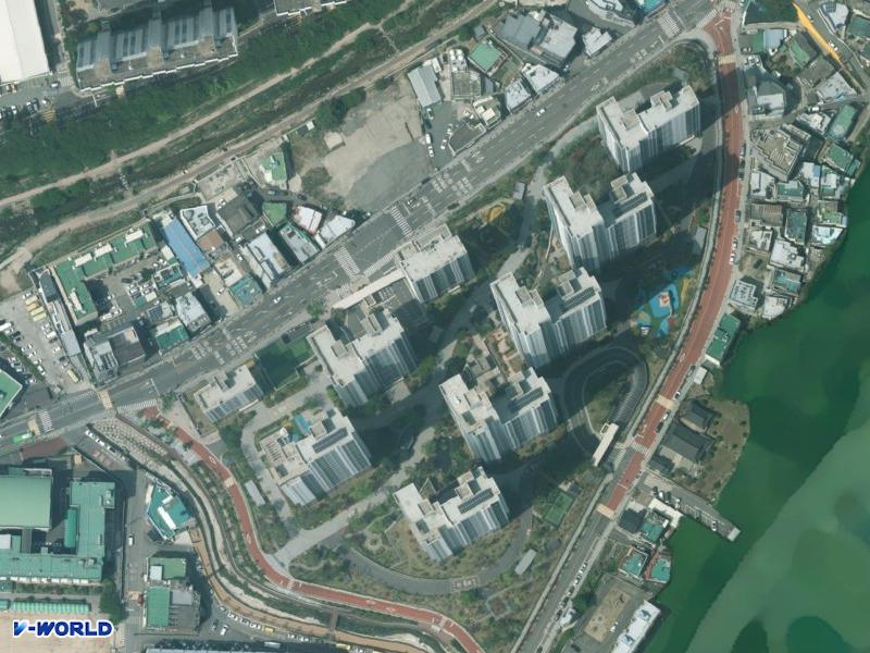 화명푸르지오헤리센트 항공사진