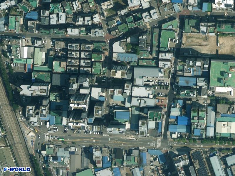 유원블리스독산 항공사진