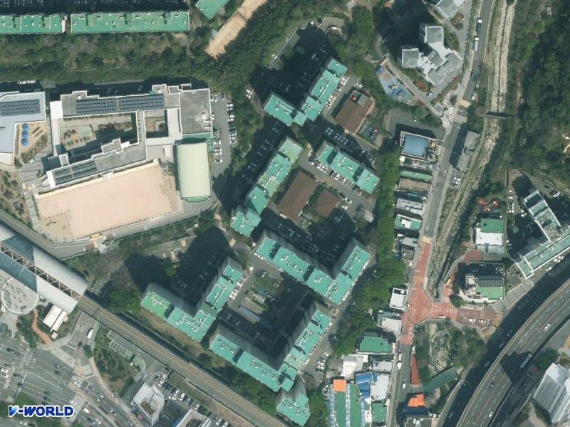 센텀삼환 항공사진