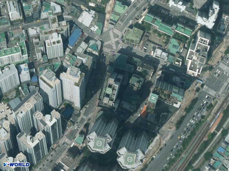 온천장역 삼정그린코아 더시티 항공사진
