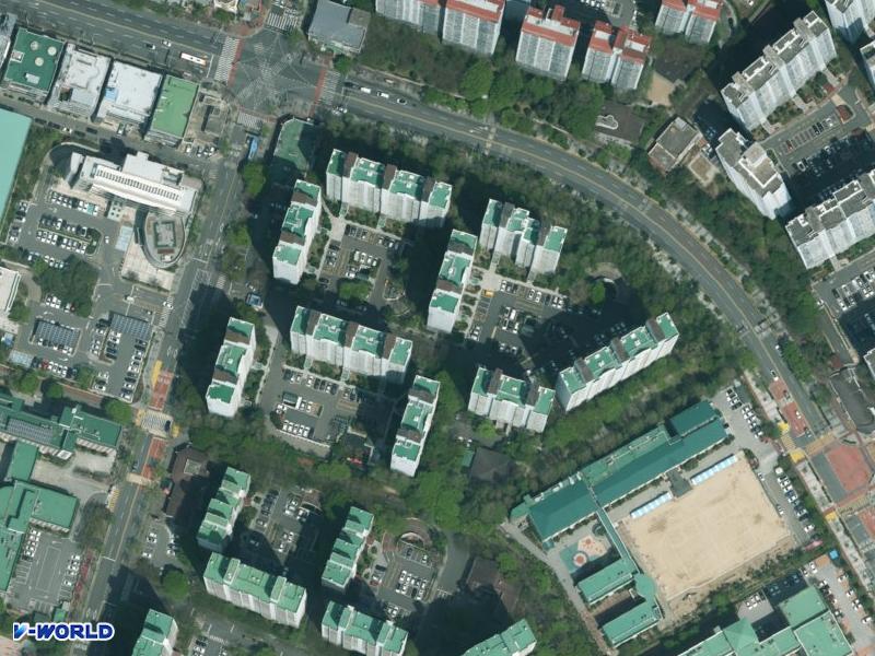 해운대롯데3차 항공사진