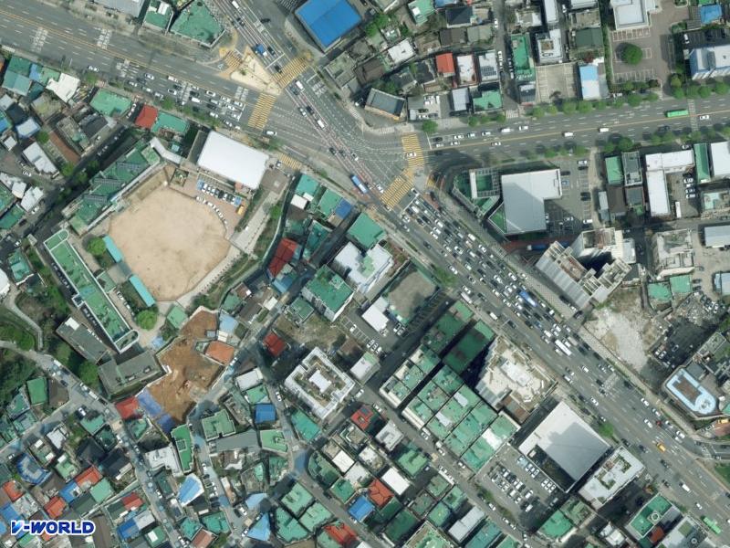 버드나무아파트101동 항공사진
