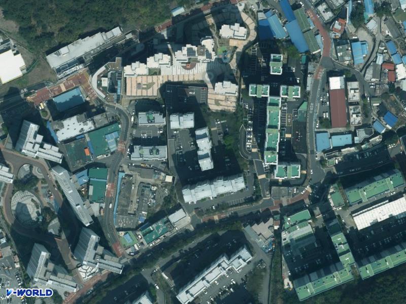 원우강변 항공사진