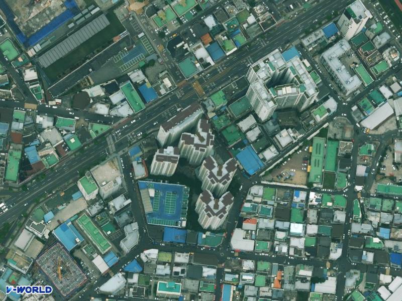 반구 신동아파밀리에 항공사진