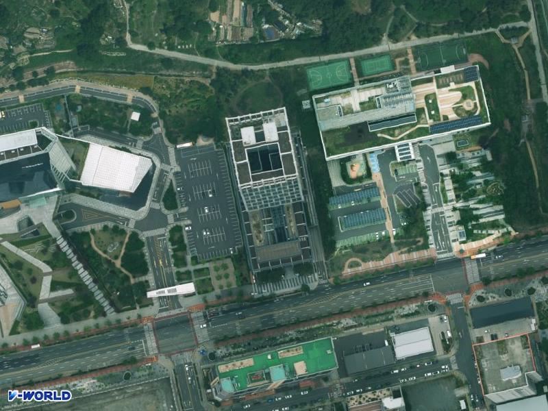 타워더모스트 우정혁신도시 항공사진