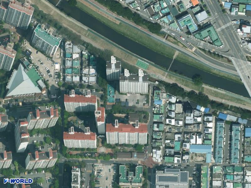온천천2차동원로얄듀크 항공사진