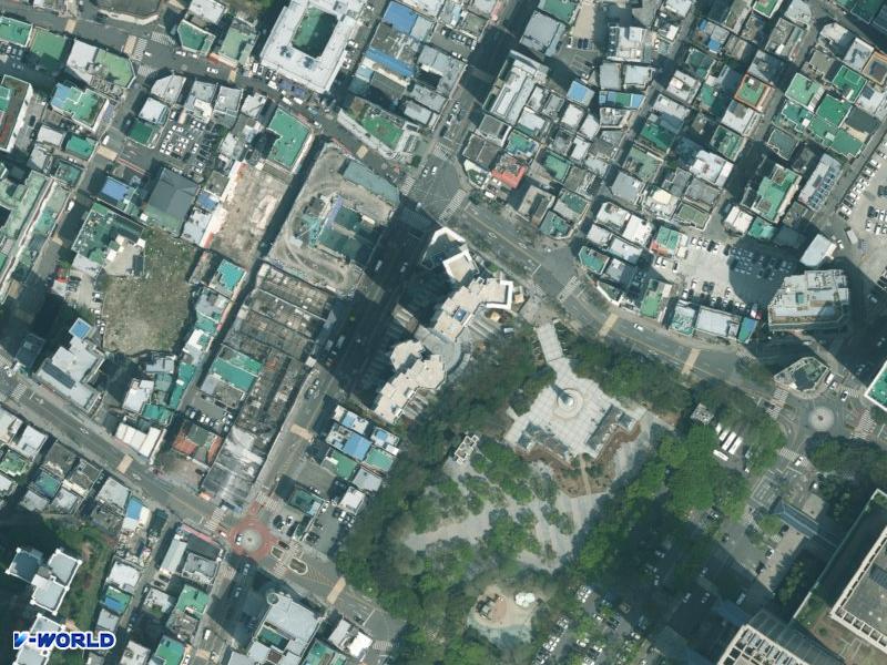 시청역삼정그린코아포레스트 항공사진