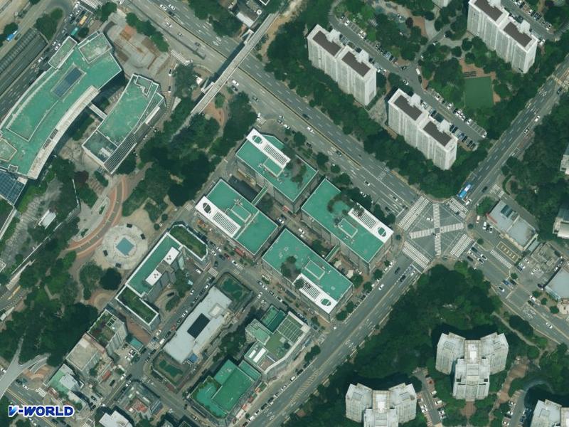 골드프라자 항공사진
