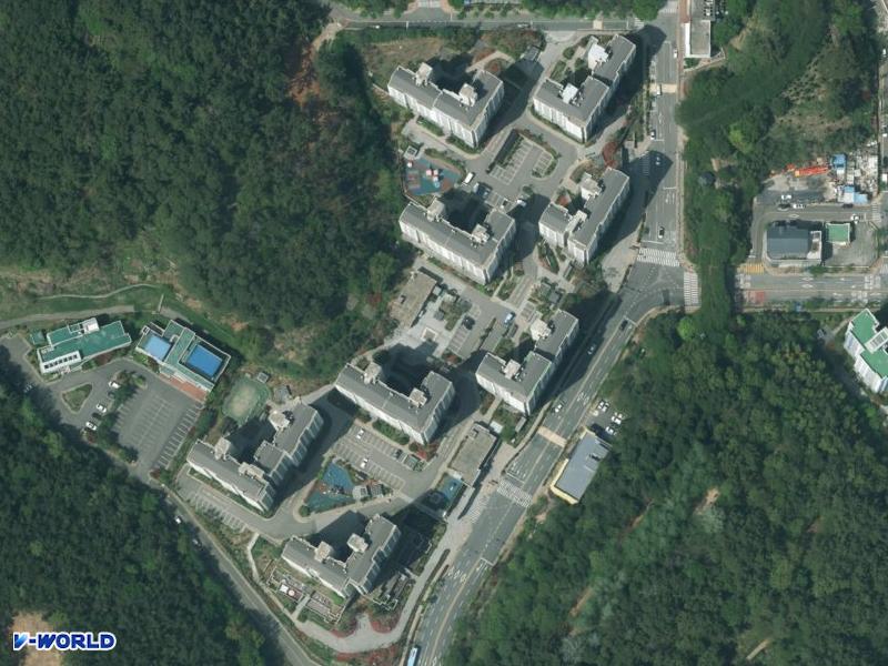 현대프라힐스동부산 항공사진