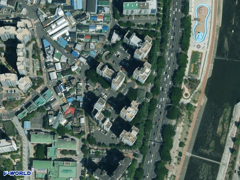 이천주공1단지 항공사진