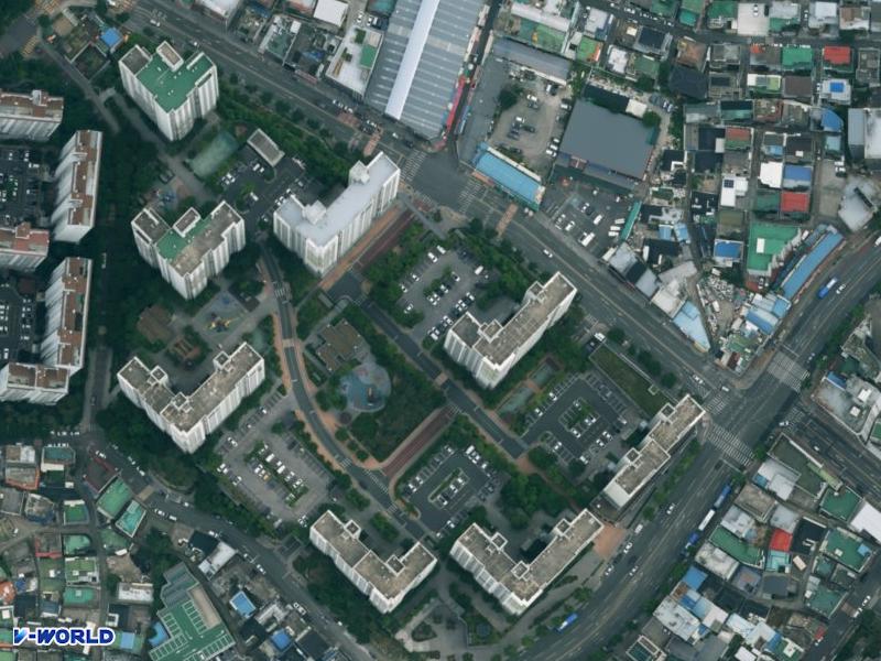 센트럴파크 대현 항공사진