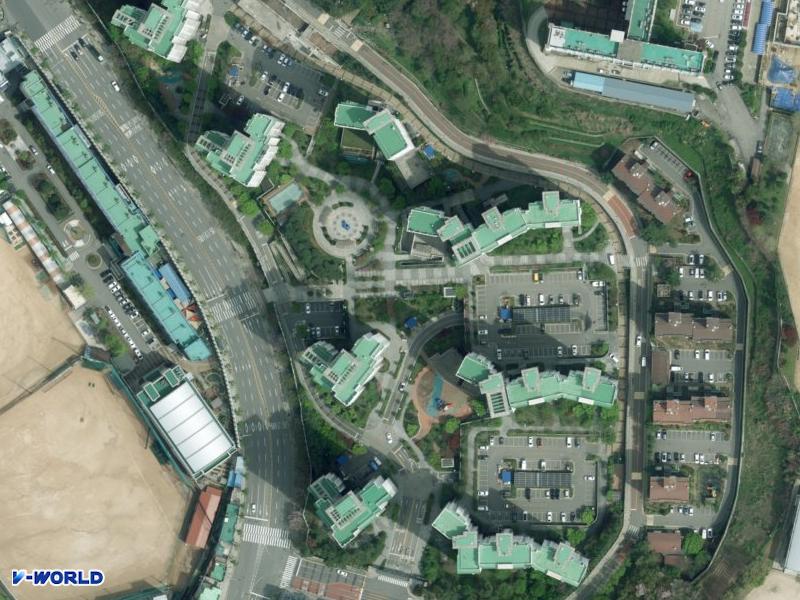 동산휴먼시아2단지 항공사진