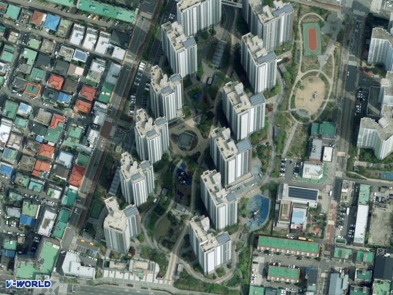 주안역센트레빌 항공사진