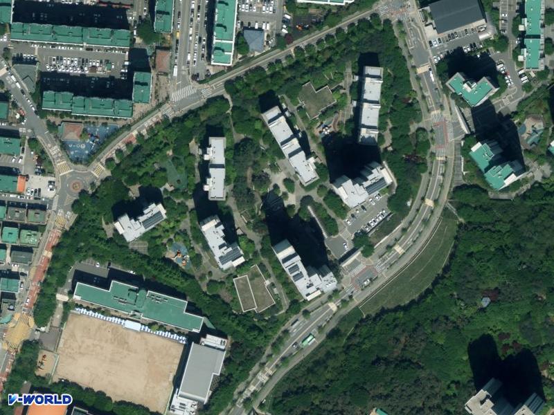 구월아시아드선수촌 1단지 항공사진